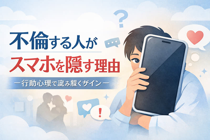 不倫する人がスマホを隠す理由とは?7つの心理と注意したい行動を解説